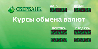 Табло курса валют